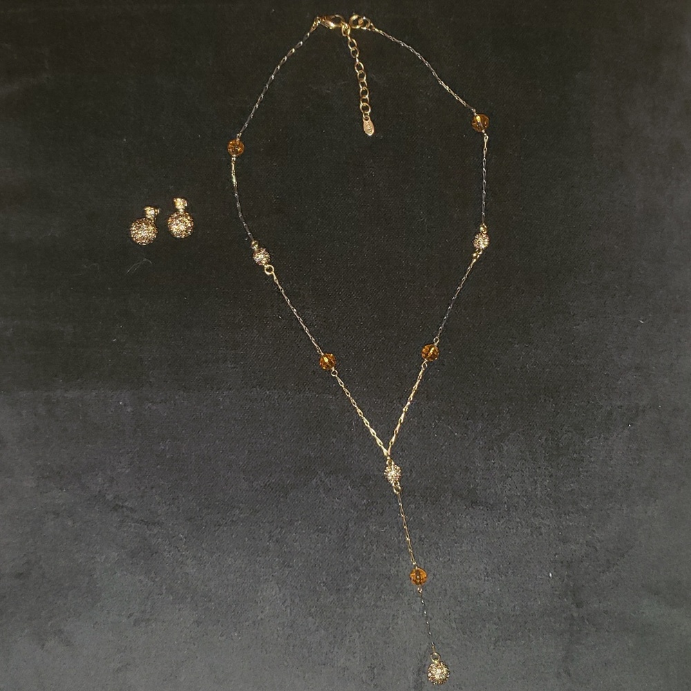 Monet necklace and earring set